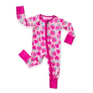 12-18 Months Little Sleepies Strawberry Zippy